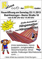 REHA-Laden in Bad Krozingen Hinweis Neueröffnung