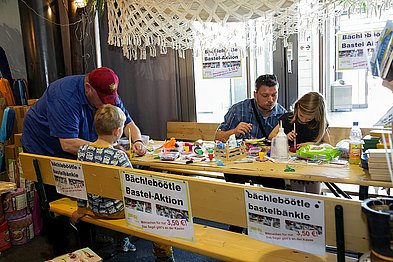 Baby + Kind Messe - Bächleböötle-Bastel-Aktion