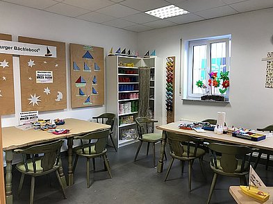 REHA-Laden-Werkstatt Nähbereich