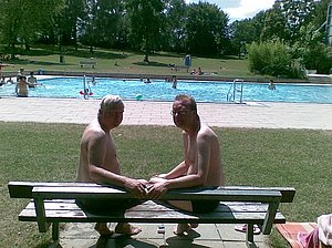 Supergaudi im Freibad 