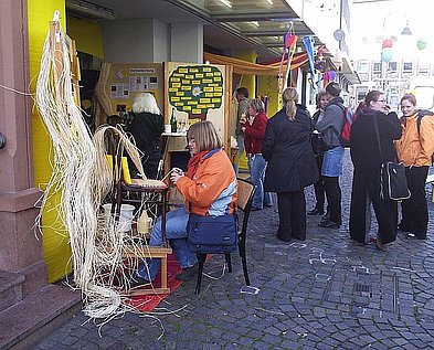 Informationsstand der REHA-Stuhlwerkstatt