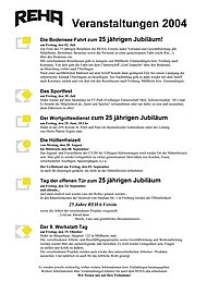 Veranstaltungskalender 2004