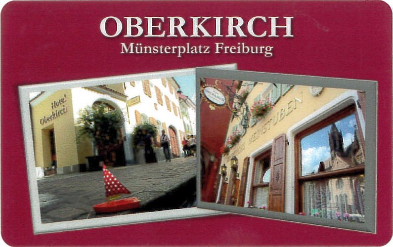 Bächleboot vor Hotel Oberkirch