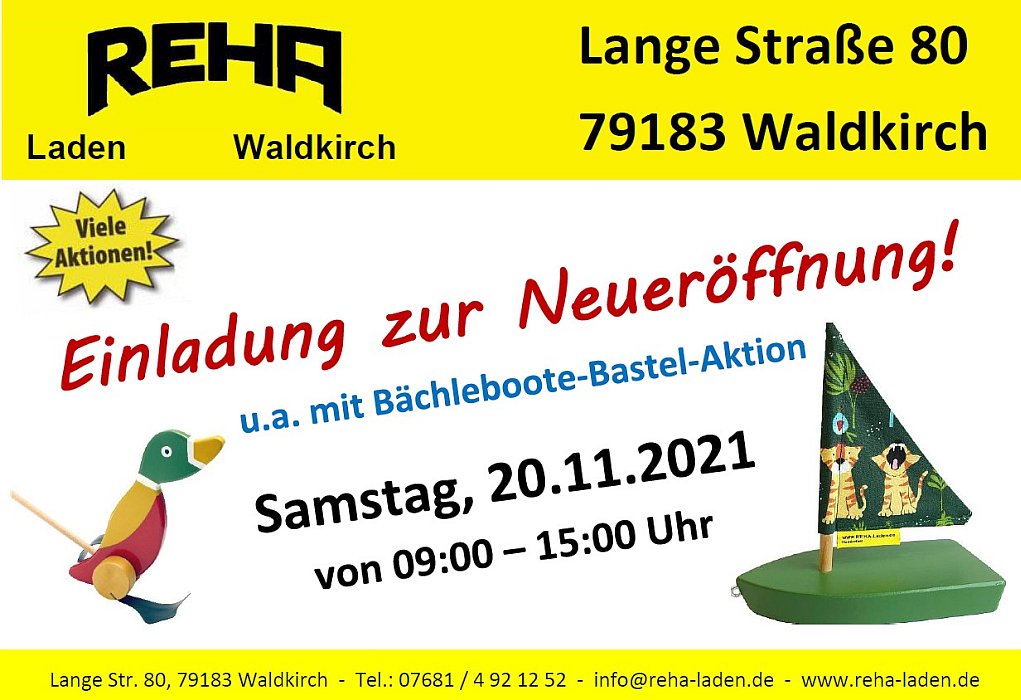 Einladung zur Neueroeffnung